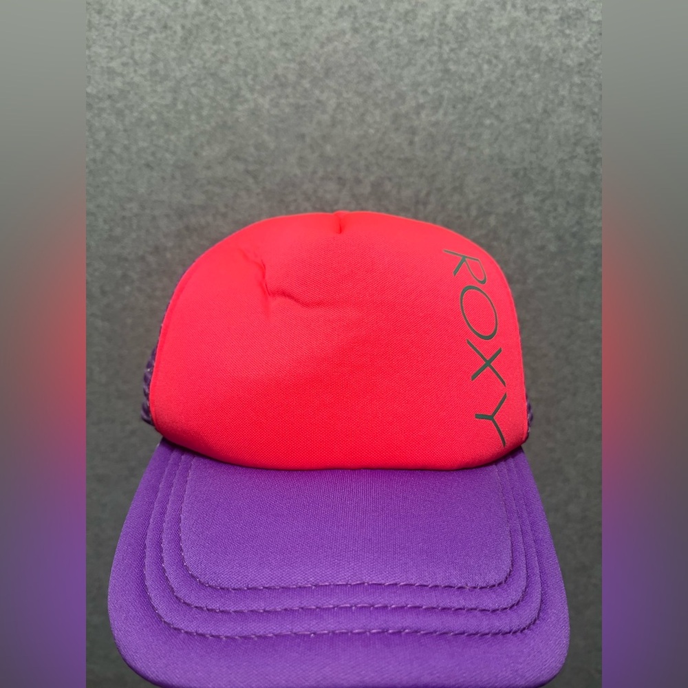 Roxy Hot Pink Trucker Hat One Size Adjustable